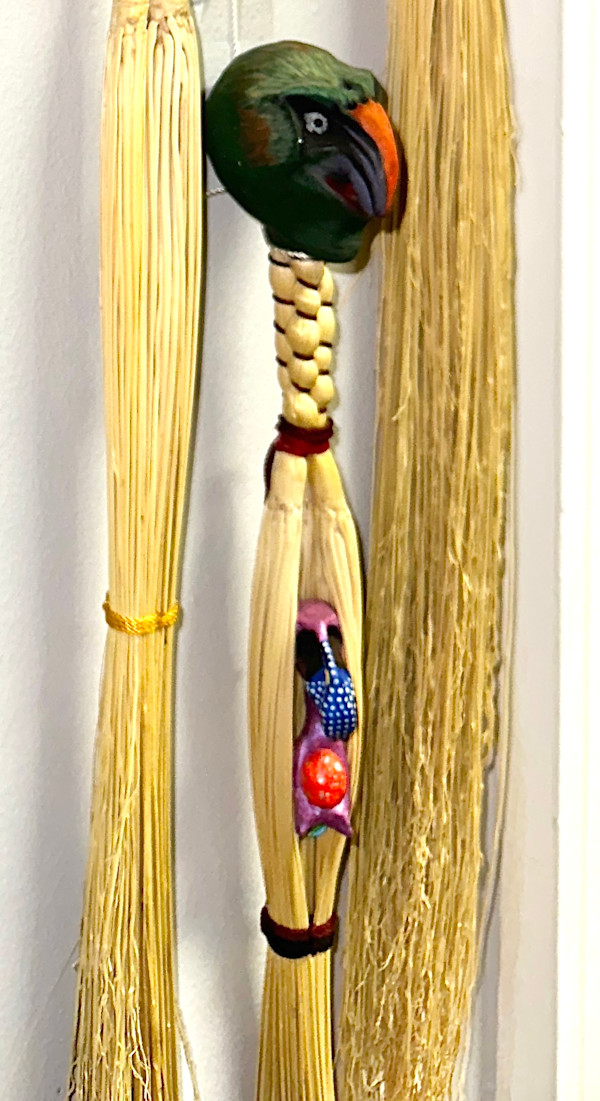 W(h)itch Bird Cobweb Whisk Fetish by creature kpw