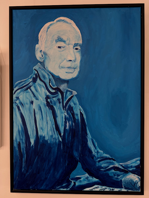 Self Portrait in Blue by Martin Briggs
