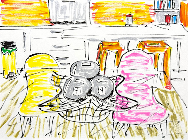 The Orange Kitchen by Martin Briggs, Image 1.