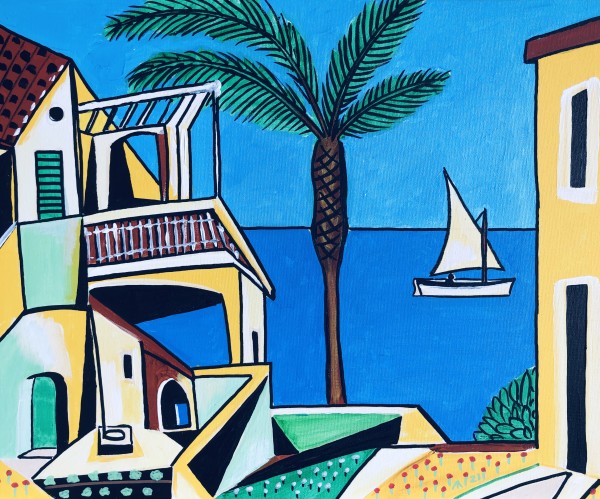 Landscape after Picasso by Martin Briggs