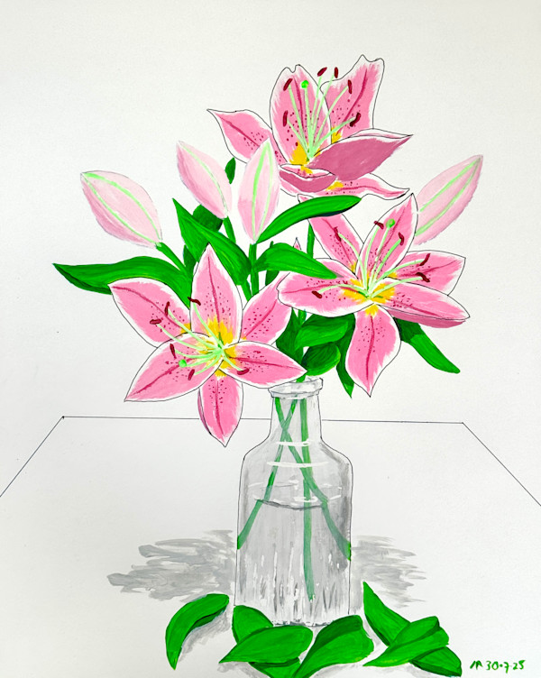 Three Lilies by Martin Briggs