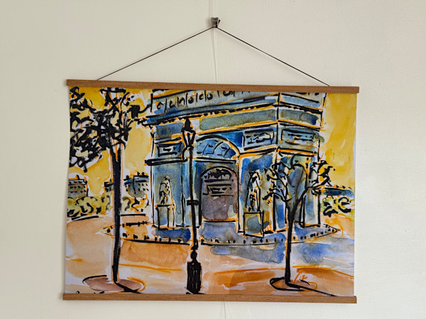 Arc de Triomphe contra jour by Martin Briggs