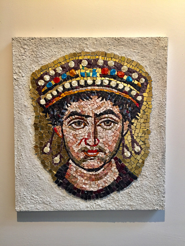 Justinian the Great, San Vitale Basilica, Ravenna, Italy, 6th Century by Sue Coombs