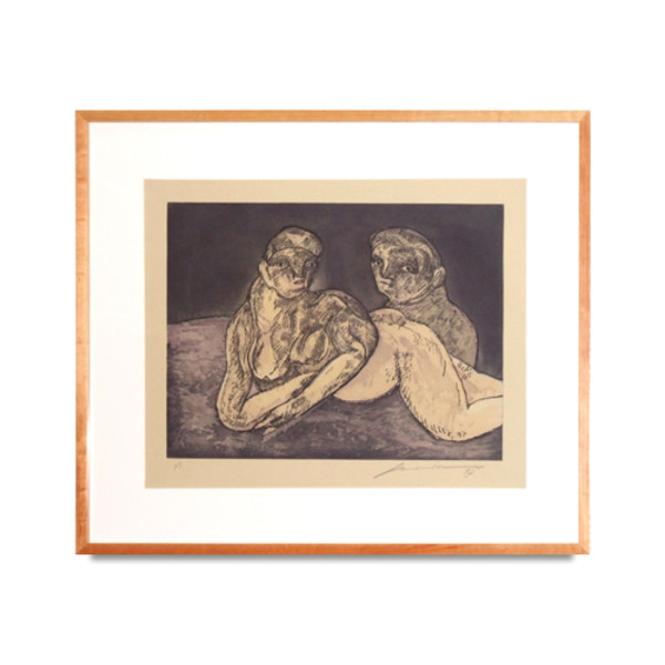 Autorretrato con la giganta by José Luis Cuevas, Image 1.