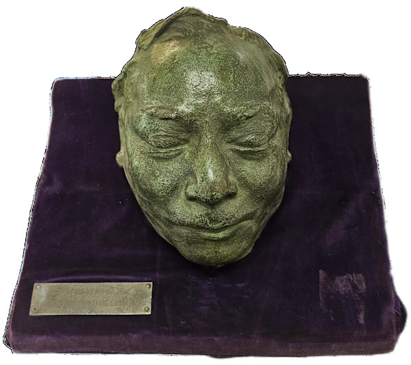 Máscara mortuoria de B. Juárez, S/A by Desconocido, Image 1.