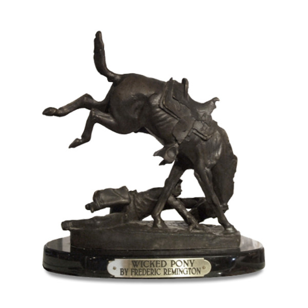 Wicked poney by Frederick Remington, Image 1.