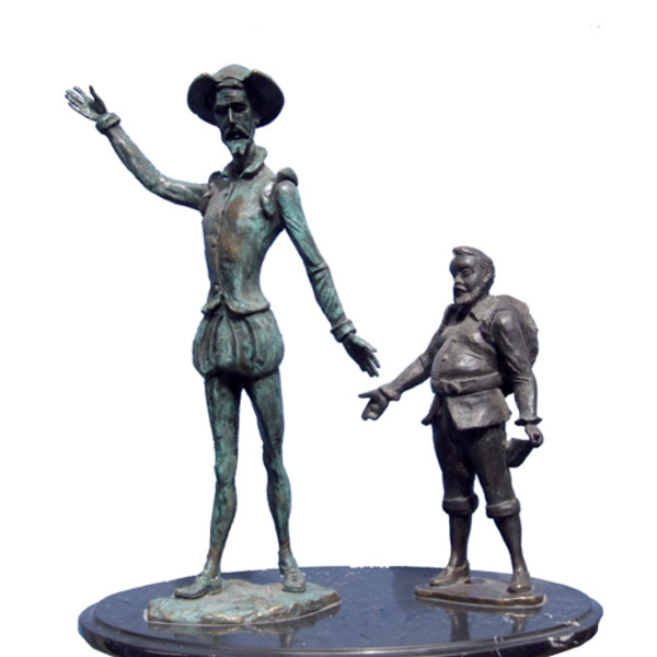 Don Quijote y Sancho by Heriberto Juárez, Image 1.
