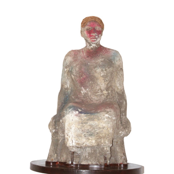 Estudio de una mujer sentada by Heriberto Juárez, Image 1.