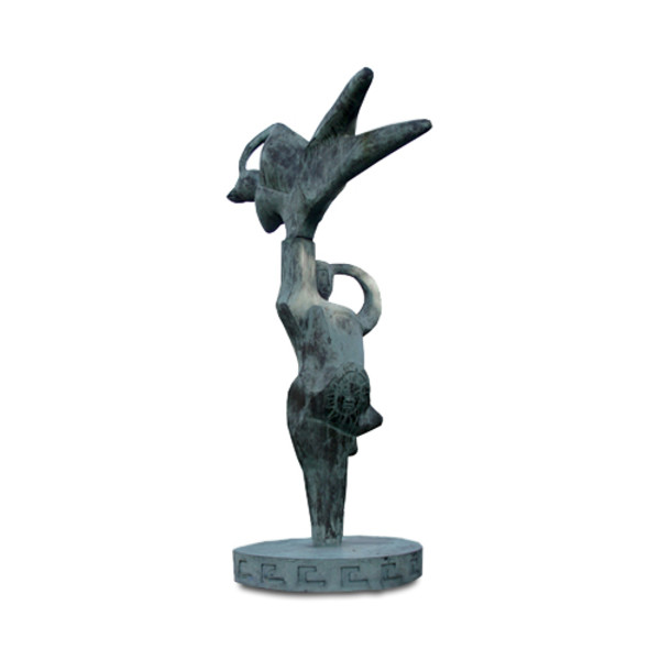Adán y Eva, 1997, Bronce, 250 x 155 x 100 cm by Heriberto Juárez, Image 1.