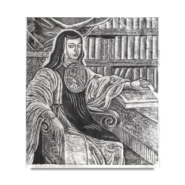 Sor Juana Inés de la Cruz by Erasto Cortés, Image 1.