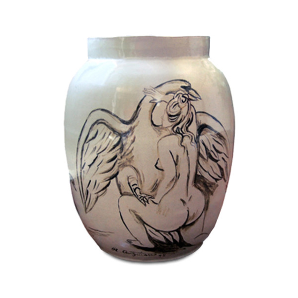Leda y el cisne by Raúl Anguiano, Image 1.