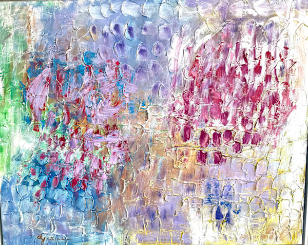 Abstract Lavenders by Kate Geraci, Image 1.