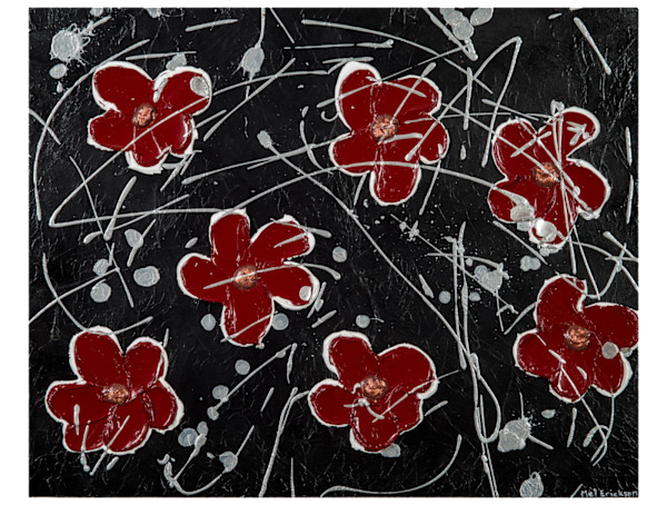 Crimson Chaos by Mel Erickson, Image 1.