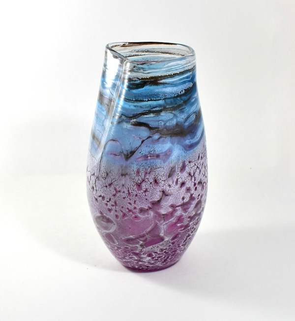 Stratum in Aquamarine and Amethyst by Erika Parkin, Image 1.
