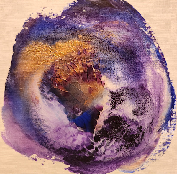 Violet Splash I by Marleen Cloutier, Image 1.
