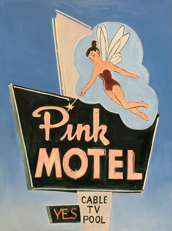 Pink Motel by Bradley Leslie Art