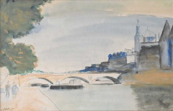 The Pont au Change in Paris (Most Pont au Change v Paříži) by Jiří Kars, Image 1.