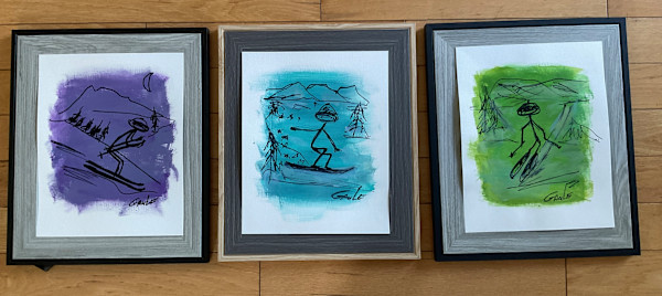 The NO NAME Collection, OTHERS WINTER SPORTS - Collection Les SANS NOM, AUTRES SPORTS D’HIVER by Ginette Lefebvre, GauLe, Image 1.