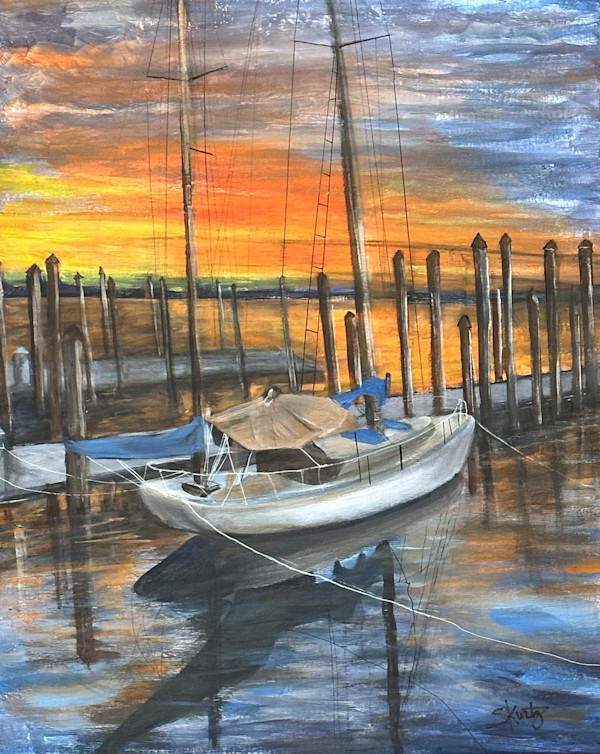 Resting Under a Fiery Sky by Susan Kurtz, Image 1.