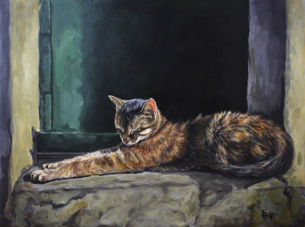 ITALIAN CAT NAP by Joan Frimberger