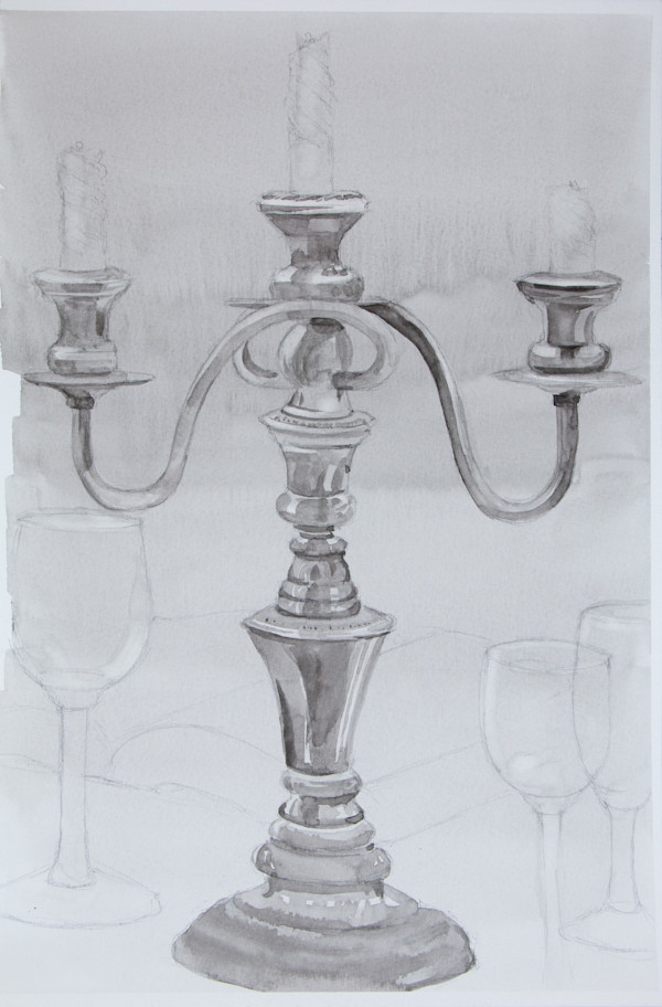 Candelabra study by Noelia Somoza, Image 1.