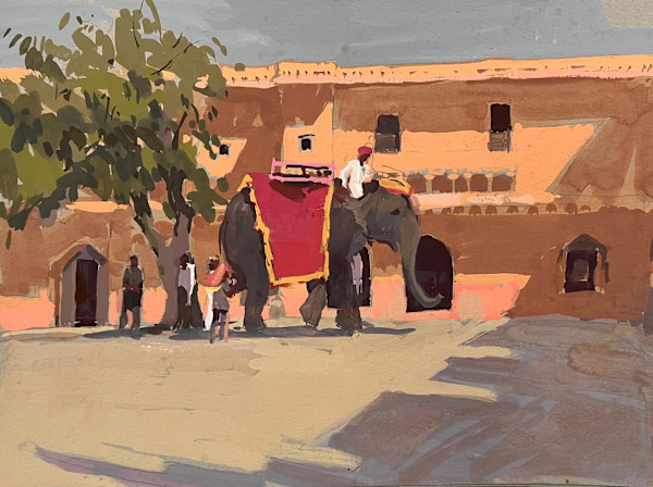 Elephant at the Amer Fort by Haidee-Jo Summers, Image 1.