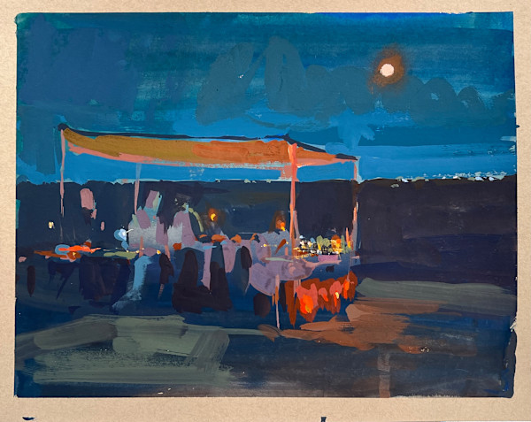 Moon rise in the Sam desert by Haidee-Jo Summers, Image 1.