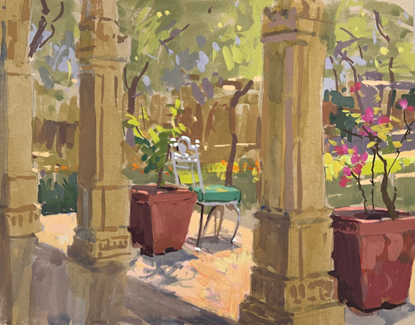 Gardens at Suryagargh fort, Jaisalmer by Haidee-Jo Summers, Image 1.