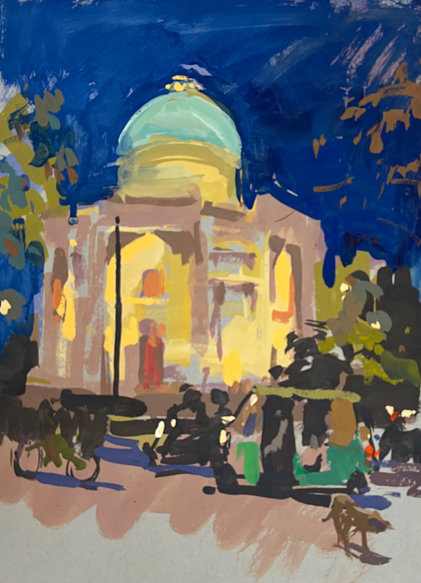 Night temple, Delhi by Haidee-Jo Summers, Image 1.