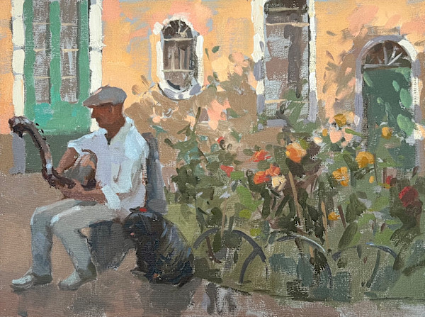 The lute player, Venice by Haidee-Jo Summers, Image 1.