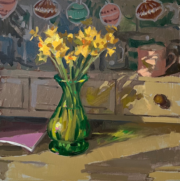 January narcissus on the dresser by Haidee-Jo Summers, Image 1.