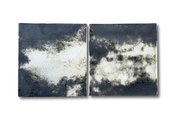 15_Ghost Rain Diptych II by Kala Stein, Image 1.