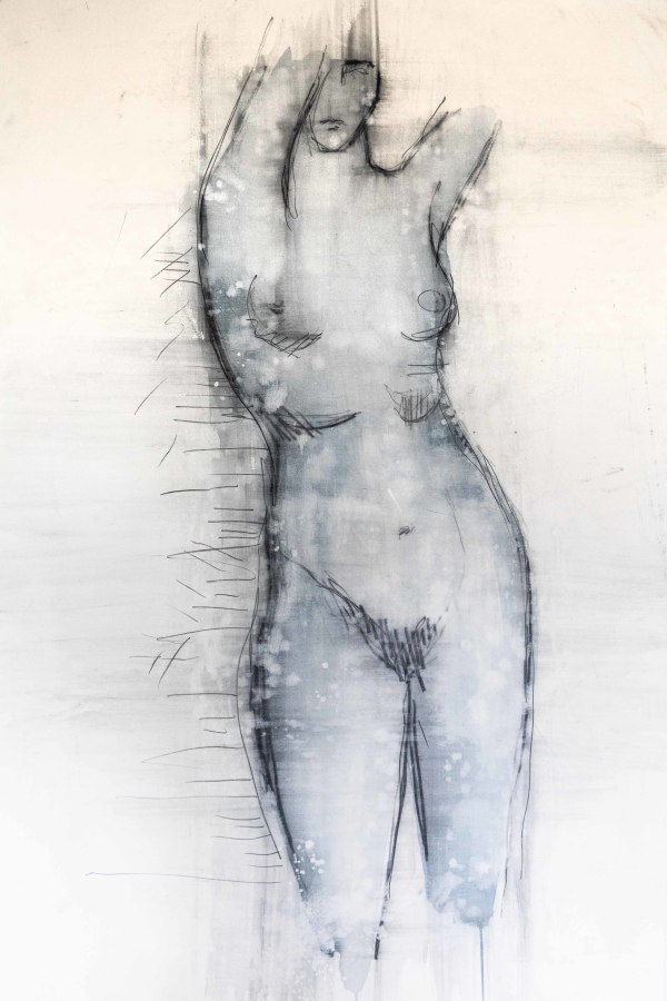 Large Nude Crosshatch by Thomas Bucich