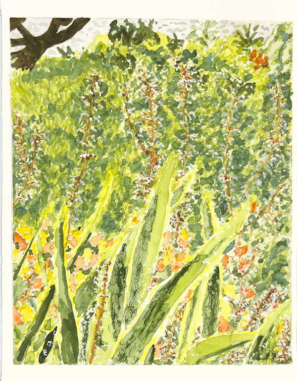 Irises and Coral Bells by Ken Opin, Image 1.