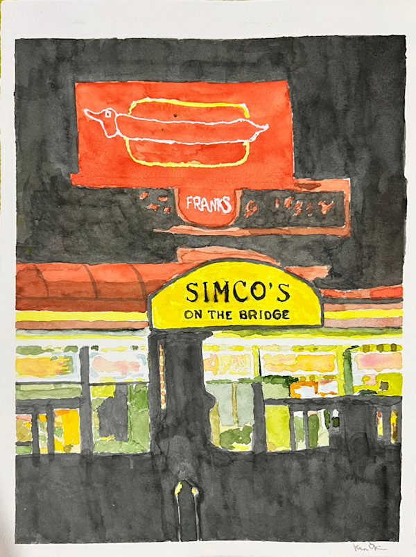 Simco's On The Bridge by Ken Opin, Image 1.