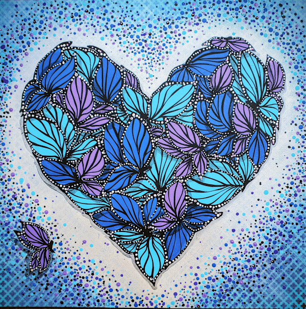 Butterfly Heart, Jewel by Juju Bartush