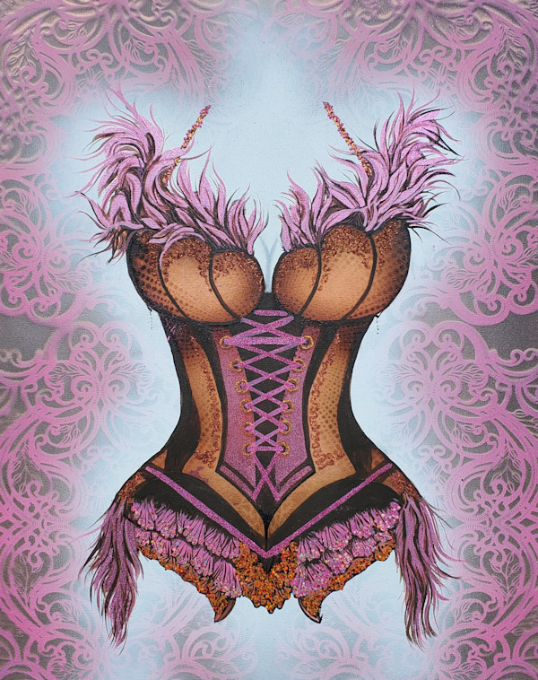Pink Corset by Juju Bartush, Image 1.