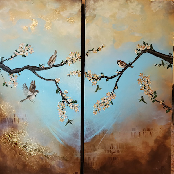 Backyard Moments 1&2 by Juju Bartush, Image 3.