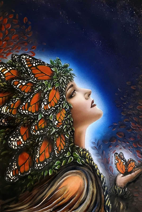 Butterfly Prayer by Juju Bartush artbyjuju by Juju Bartush