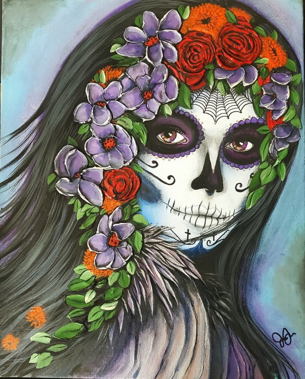 Dia de los Muertos, Catrina by Juju Bartush artbyjuju by Juju Bartush