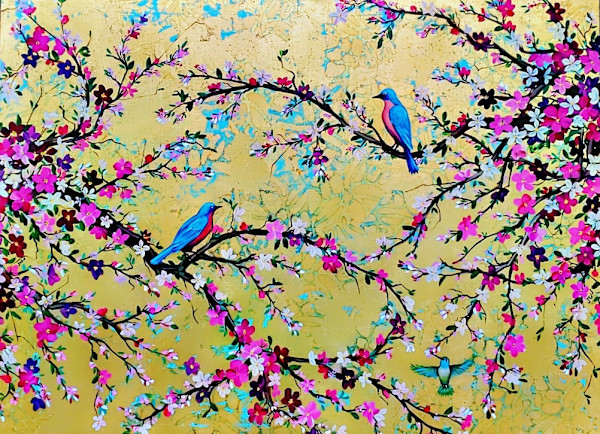 Pink Blossoms by Juju Bartush, Image 2.