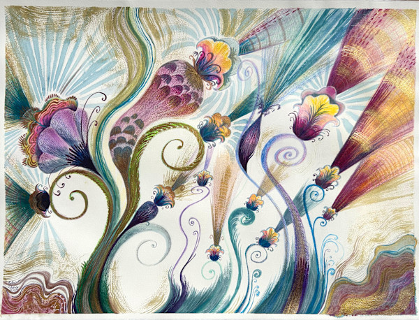 Comet Flowers by Rebecca Silvers, Image 1.