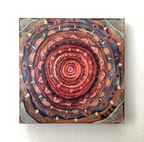 Tree Ring Mandala by Rebecca Silvers, Image 1.