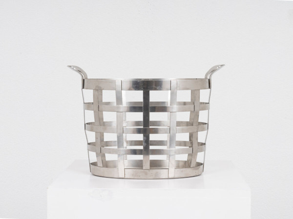 Silver Fruit Basket by Gio Ponti, Image 1.