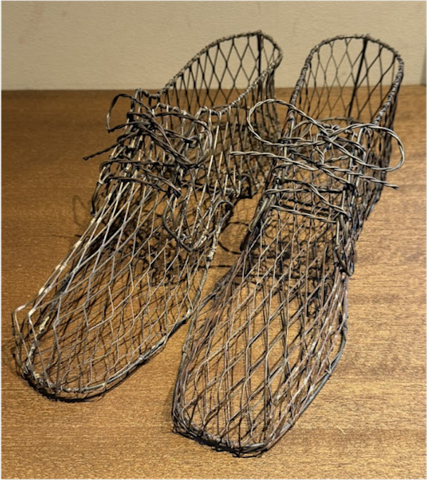 Iron Shoes Sculpture, Image 1.