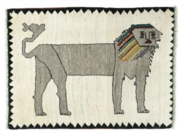 Kelim Senneh Pillow, Image 1.
