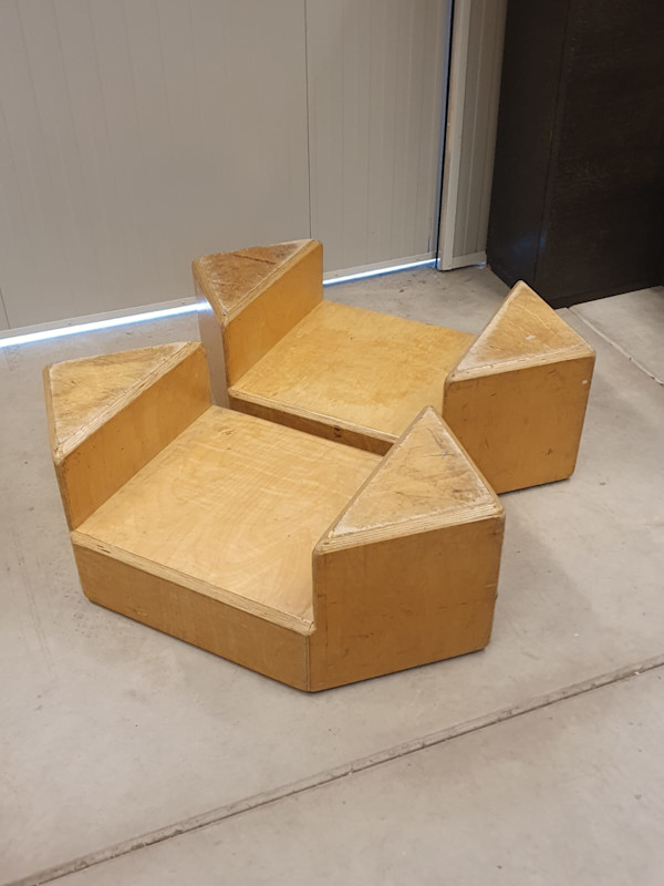 Structuralist Architectonic Element one-tier (set) by Herman Hertzberger, Image 1.