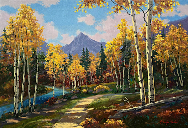 Chasing the Gold by Schaefer/Miles Fine Art Inc. Kevin D. Miles & Wendy Sue Schaefer-Miles