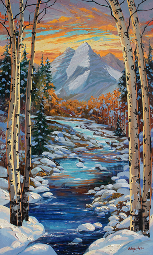 Fire and Ice by Schaefer/Miles Fine Art Inc. Kevin D. Miles & Wendy Sue Schaefer-Miles