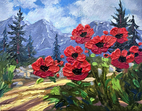 "Nature Rules" Oil 8x10 by Schaefer/Miles Fine Art Inc. Kevin D. Miles & Wendy Sue Schaefer-Miles